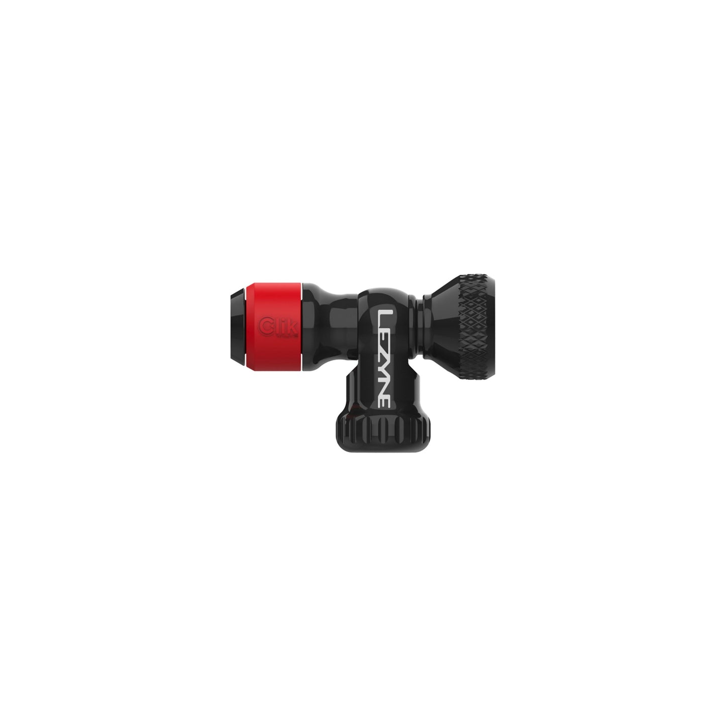 Lezyne Clik™ CO2-pump med 20 g patron, röd och svart