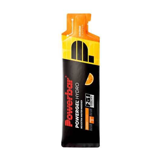 Powerbar PowerGel Hydro orange sportgel i påse, 2:1  karbonmix-formel