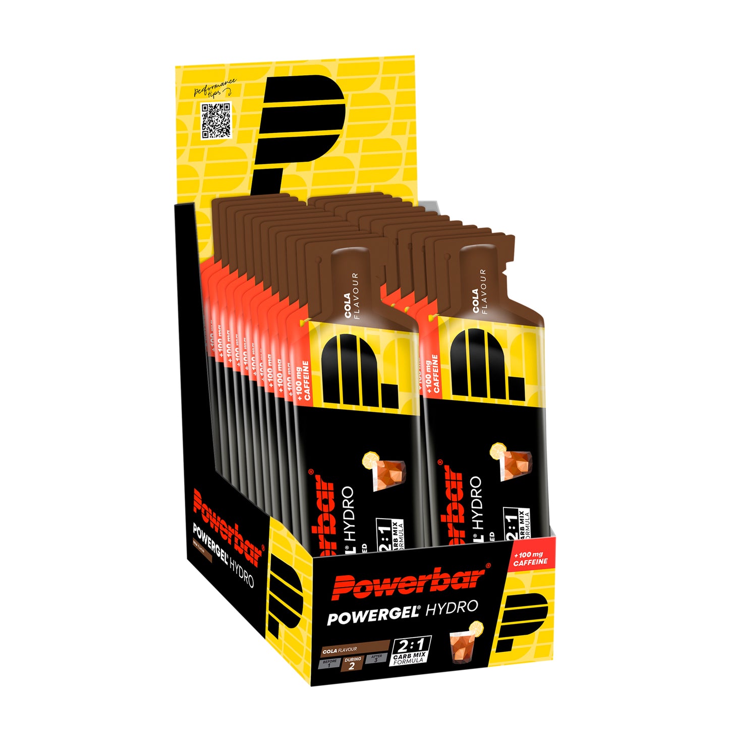 Powerbar PowerGel Hydro cola gelé i kartongförpackning