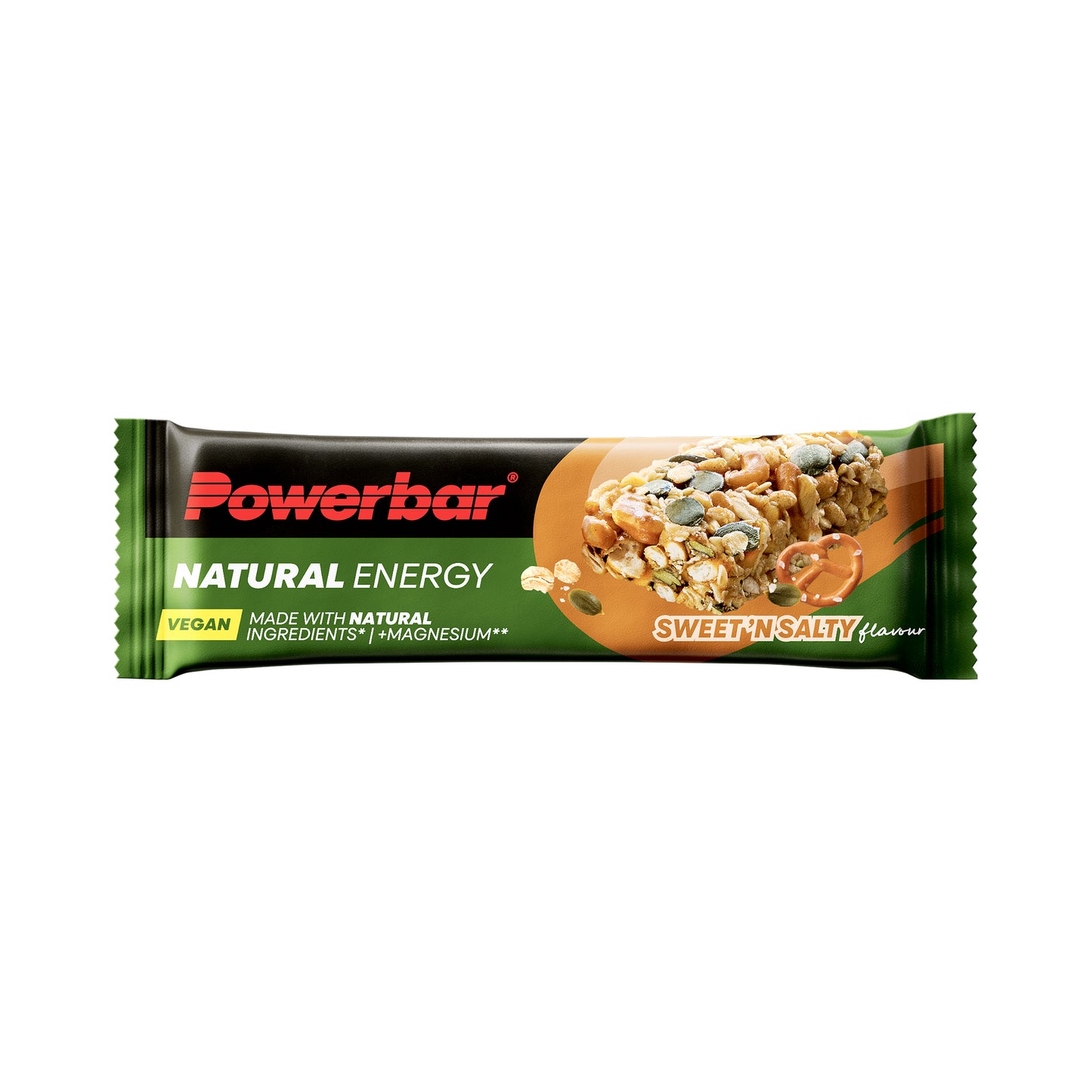 Powerbar Natural Energy bar Sweet’n Salty, vegan förpackning