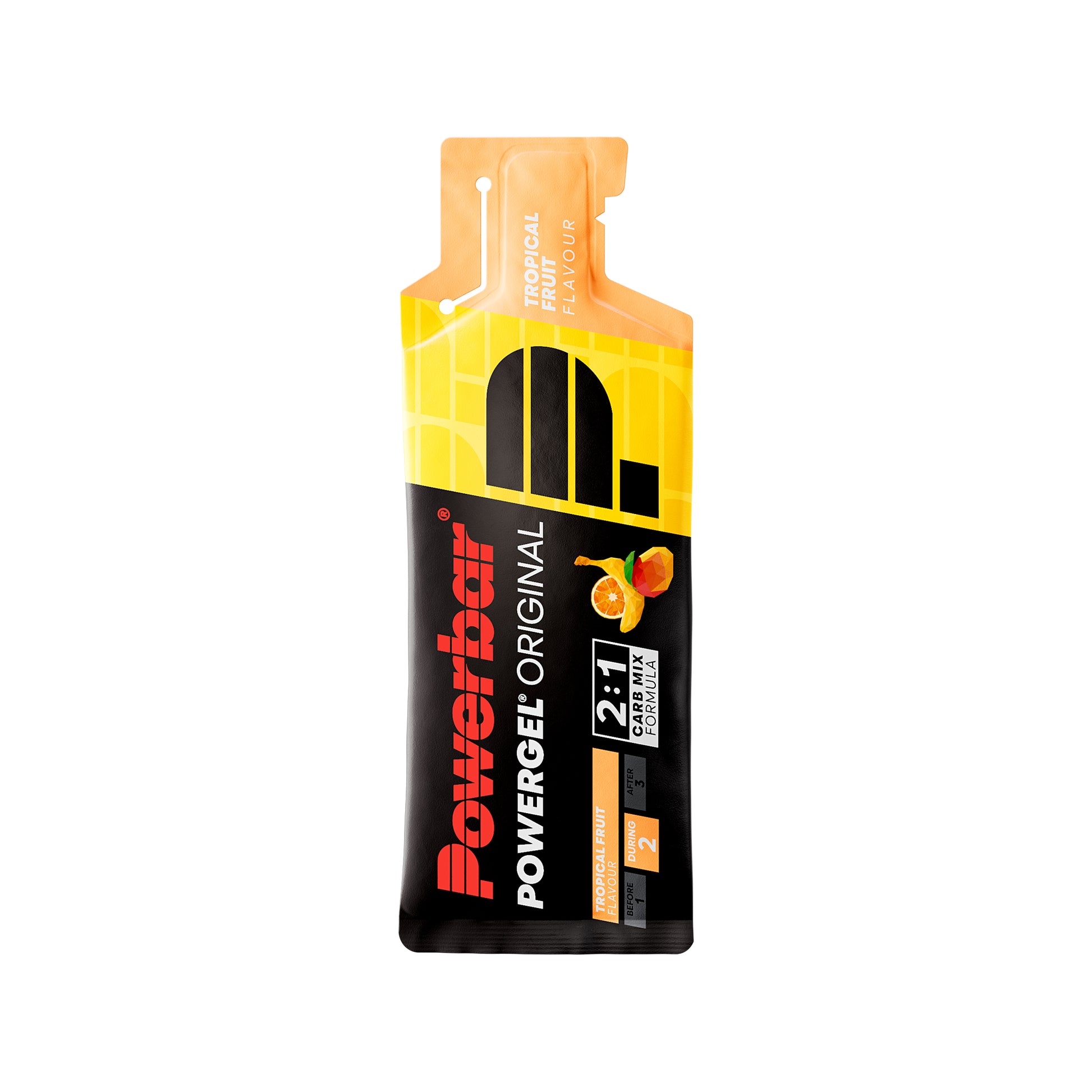 Powerbar PowerGel original energigel i påse, tropisk frukt