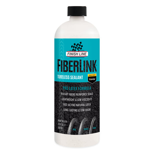 Finish Line Fiberlink tubeless tätmedel, flaska 946 ml, svart lock