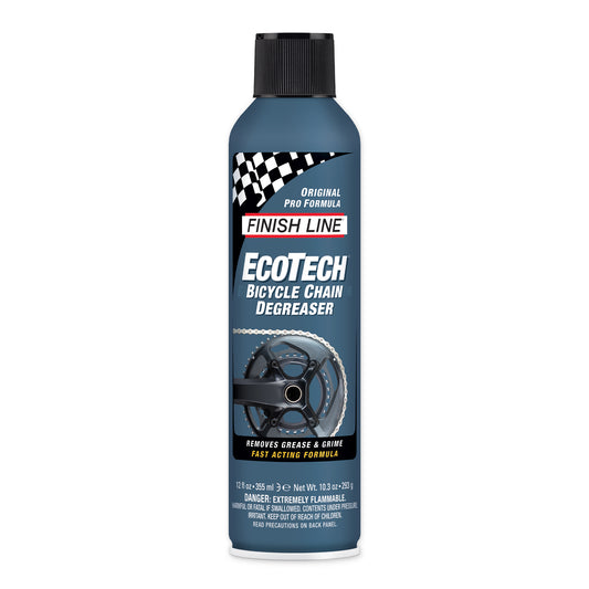 Avfettningsspray för cykelkedja Finish Line EcoTech i aerosolflaska, 355 ml